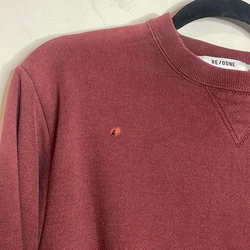 Re/Done | Women’s Distressed Champion Sweatshirt NWT - Picture 3 of 11